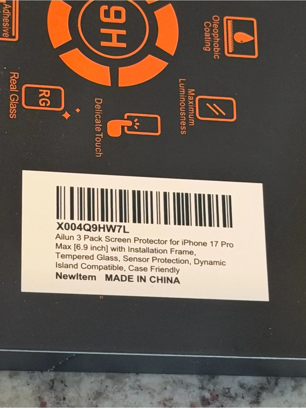 NWOT 3 Pack Screen Protector for iPhone 17 Pro Max
